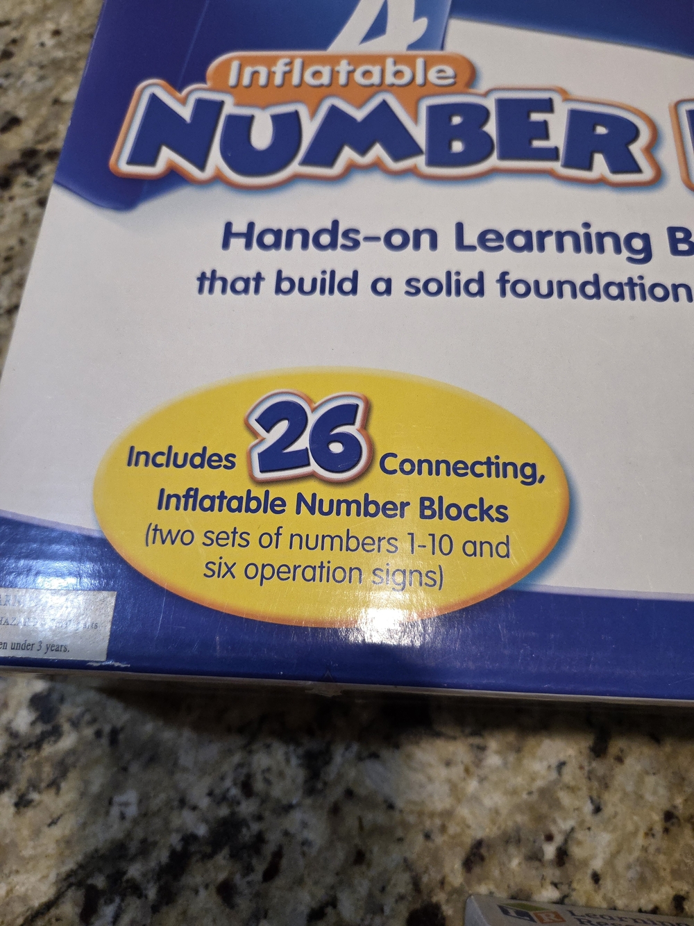 Learning Resources Inflatable Number Blocks Educational Math Equations Ages 4+ - Picture 2 of 7